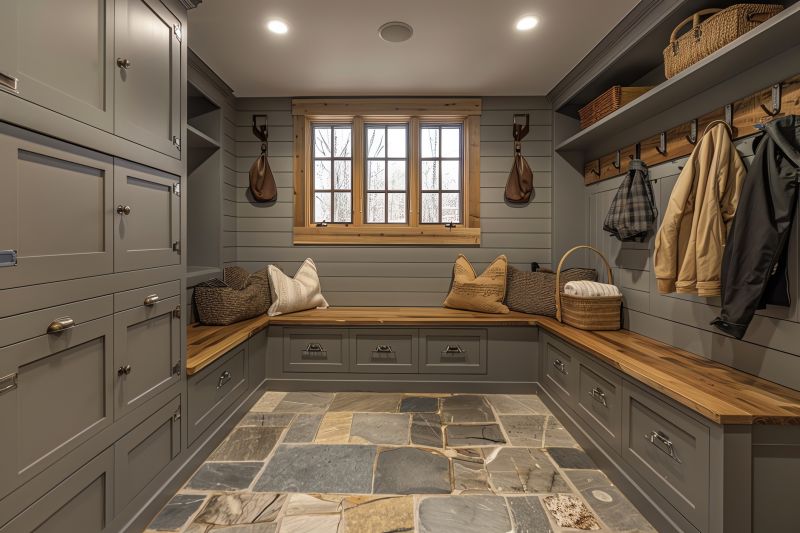 Custom cabinetry with sleek hardware